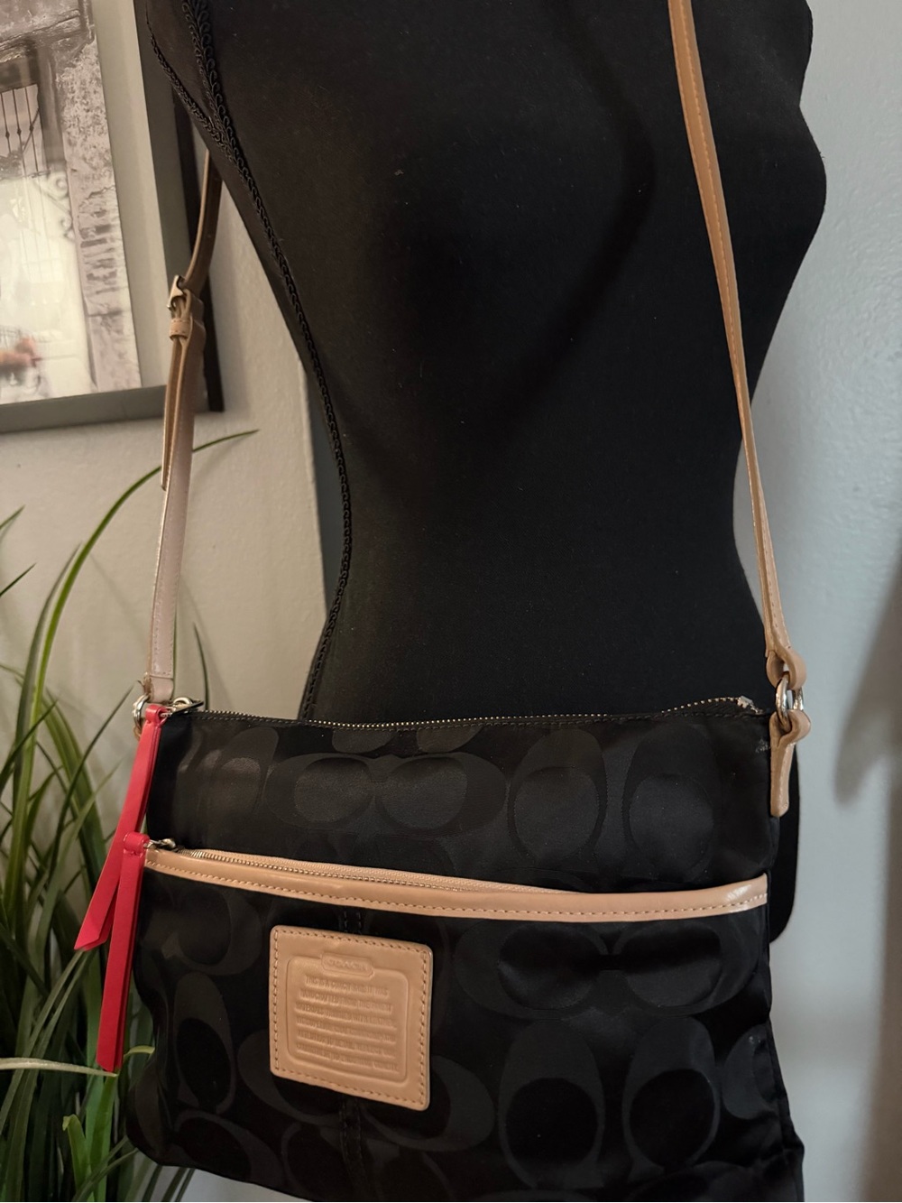 Coach Nylon Signature Tote & Crossbody Bag - Picture 15 of 16